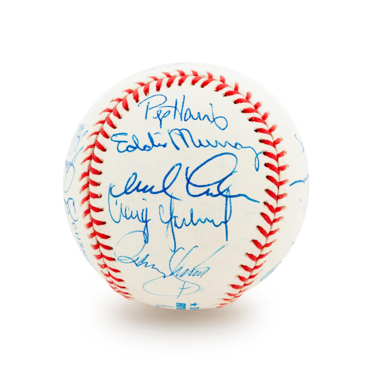 A Group of 19 Los Angeles Angels Signed Baseballs,
