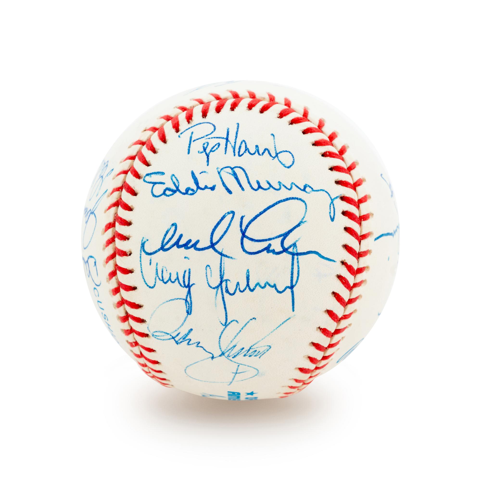 A Group of 19 Los Angeles Angels Signed Baseballs,
