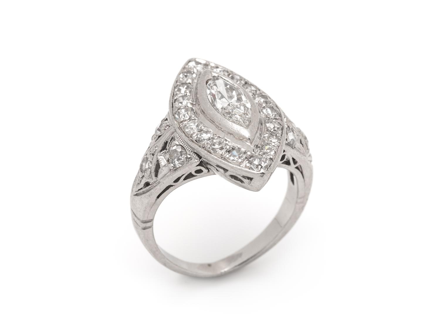 ANTIQUE, DIAMOND RING