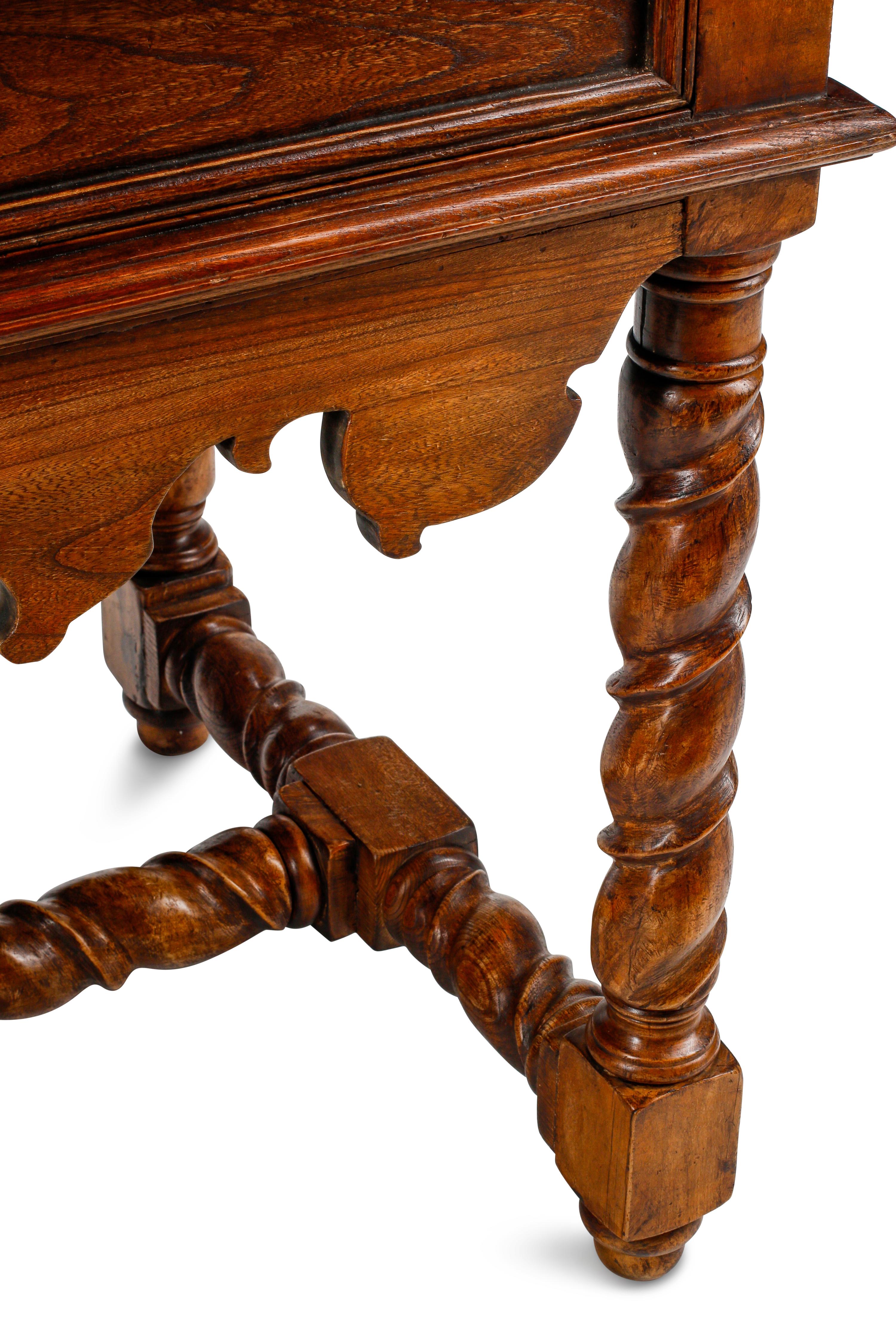 A Spanish Baroque Style Oak Library Table
