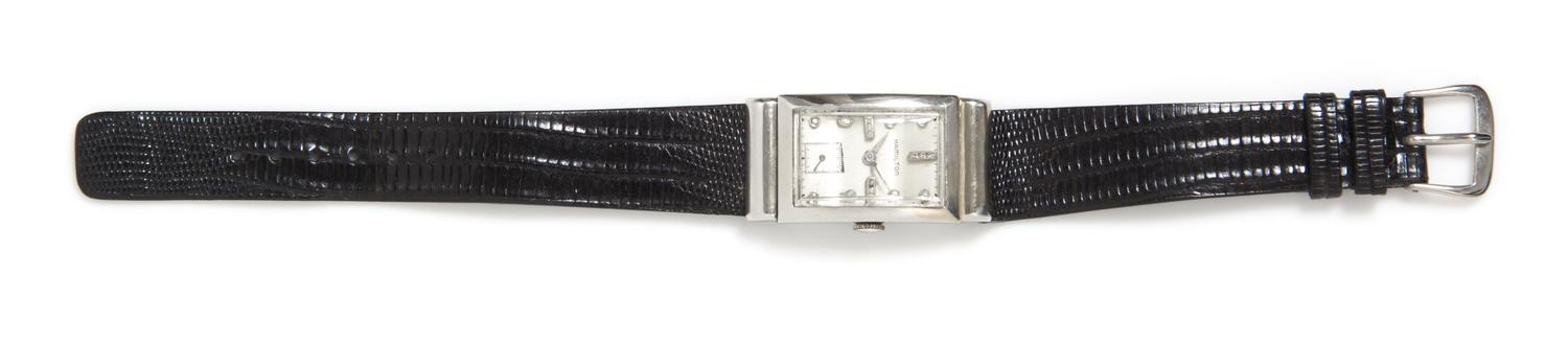 A Platinum Wristwatch, Hamilton,