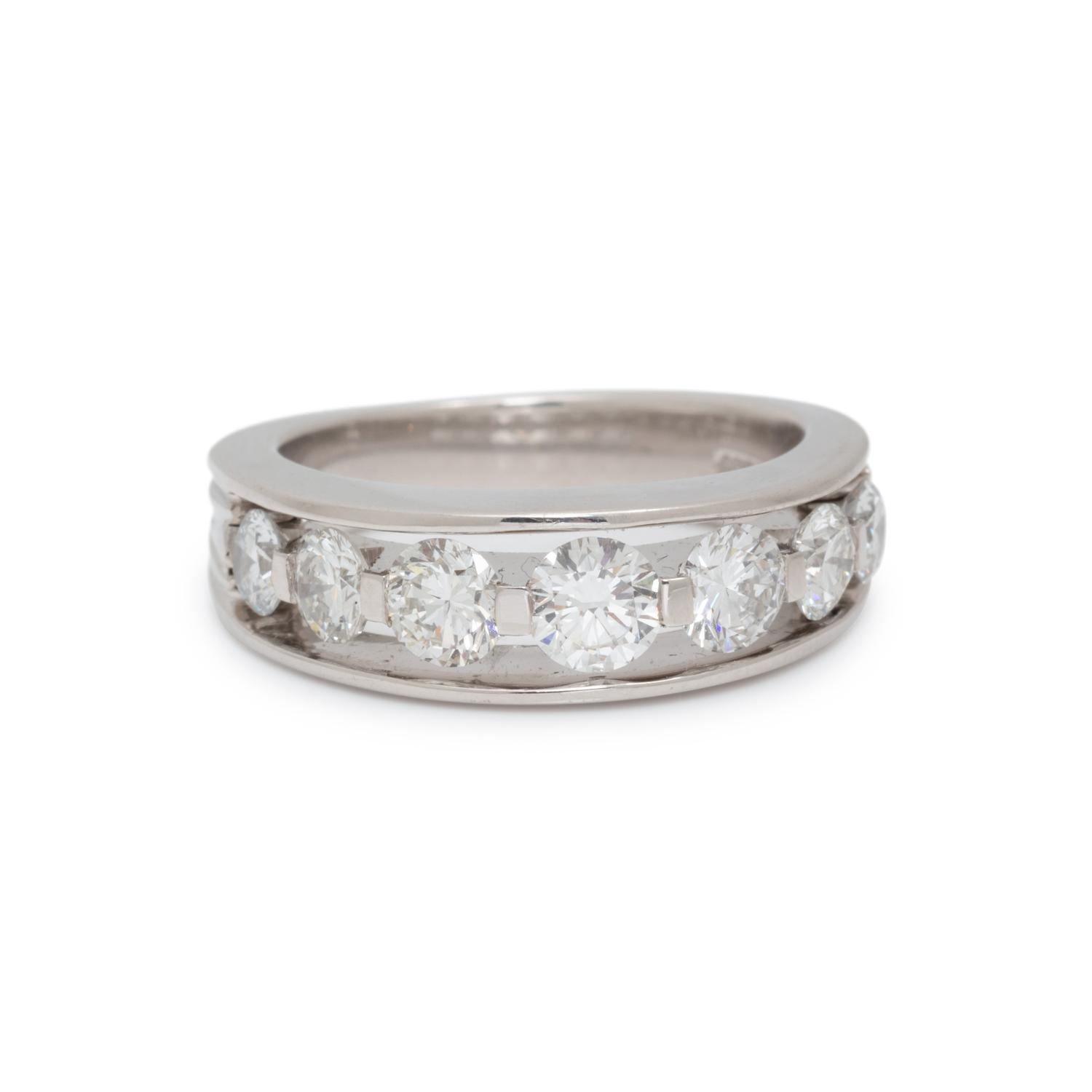 PLATINUM AND DIAMOND RING