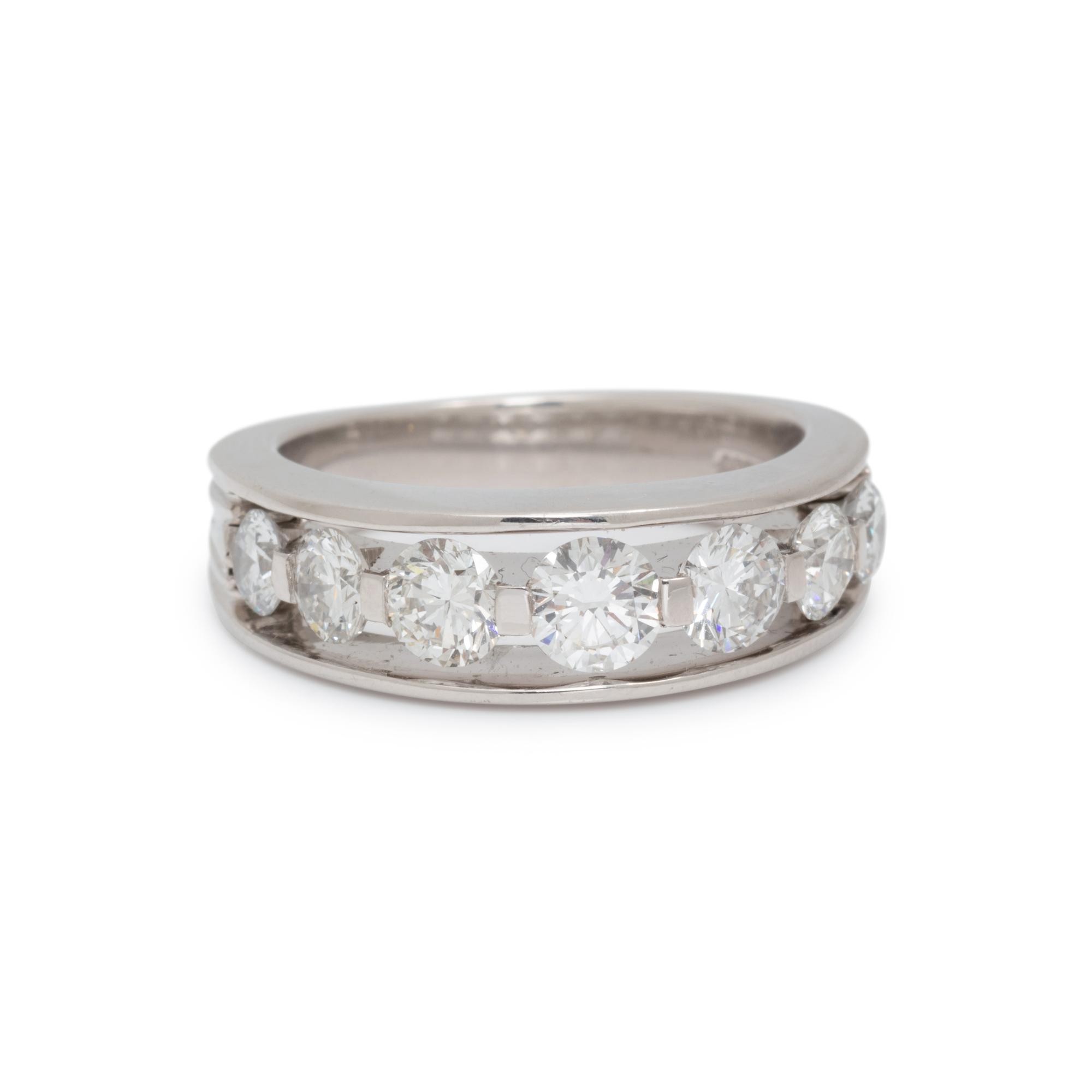 PLATINUM AND DIAMOND RING