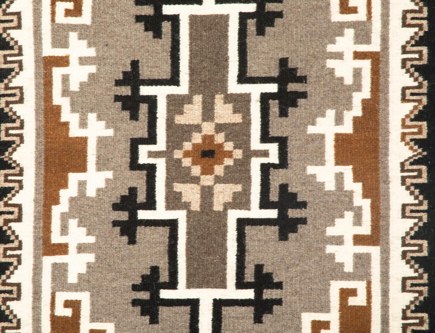 Navajo Two Grey Hills Weavings / Rugs