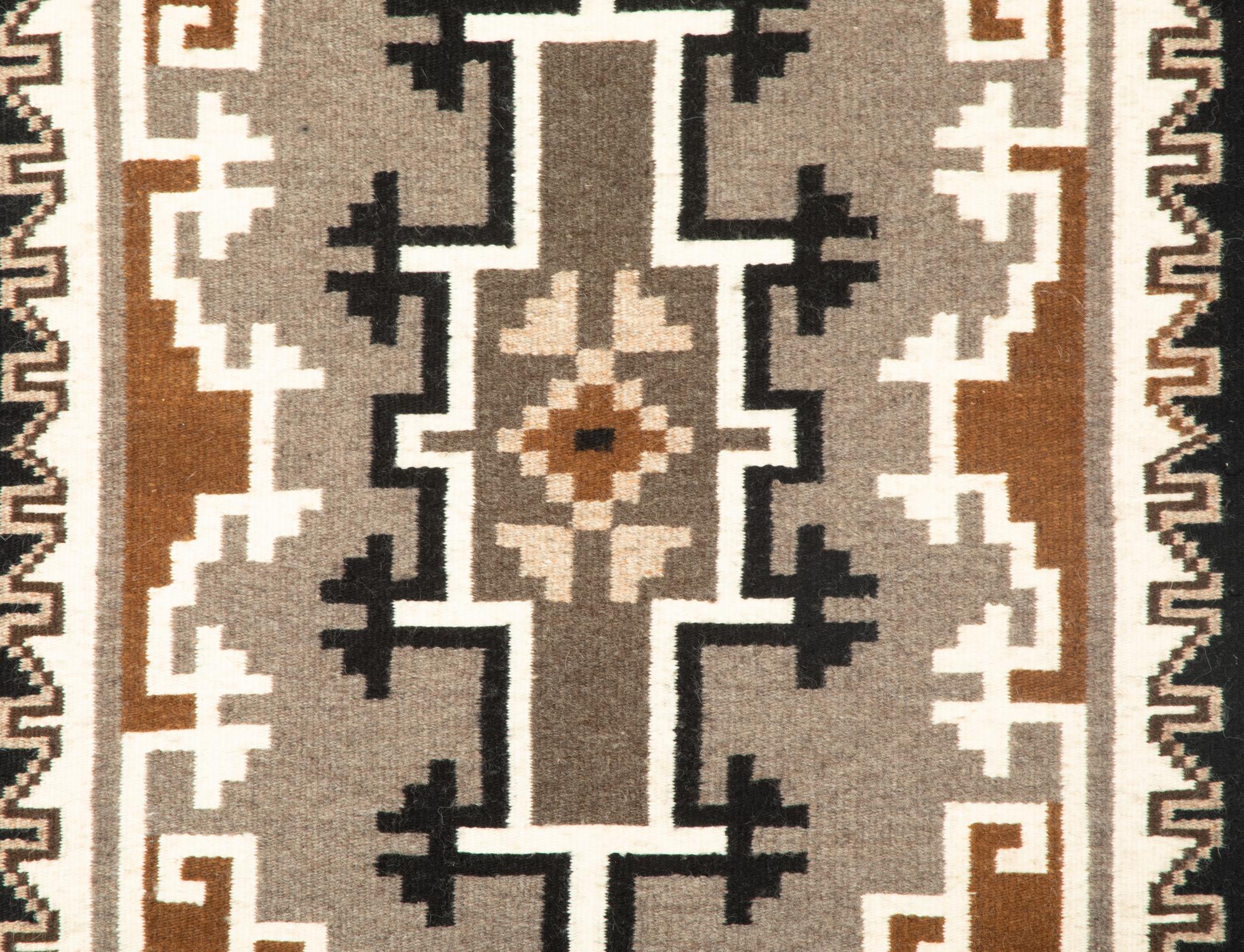 Navajo Two Grey Hills Weavings / Rugs