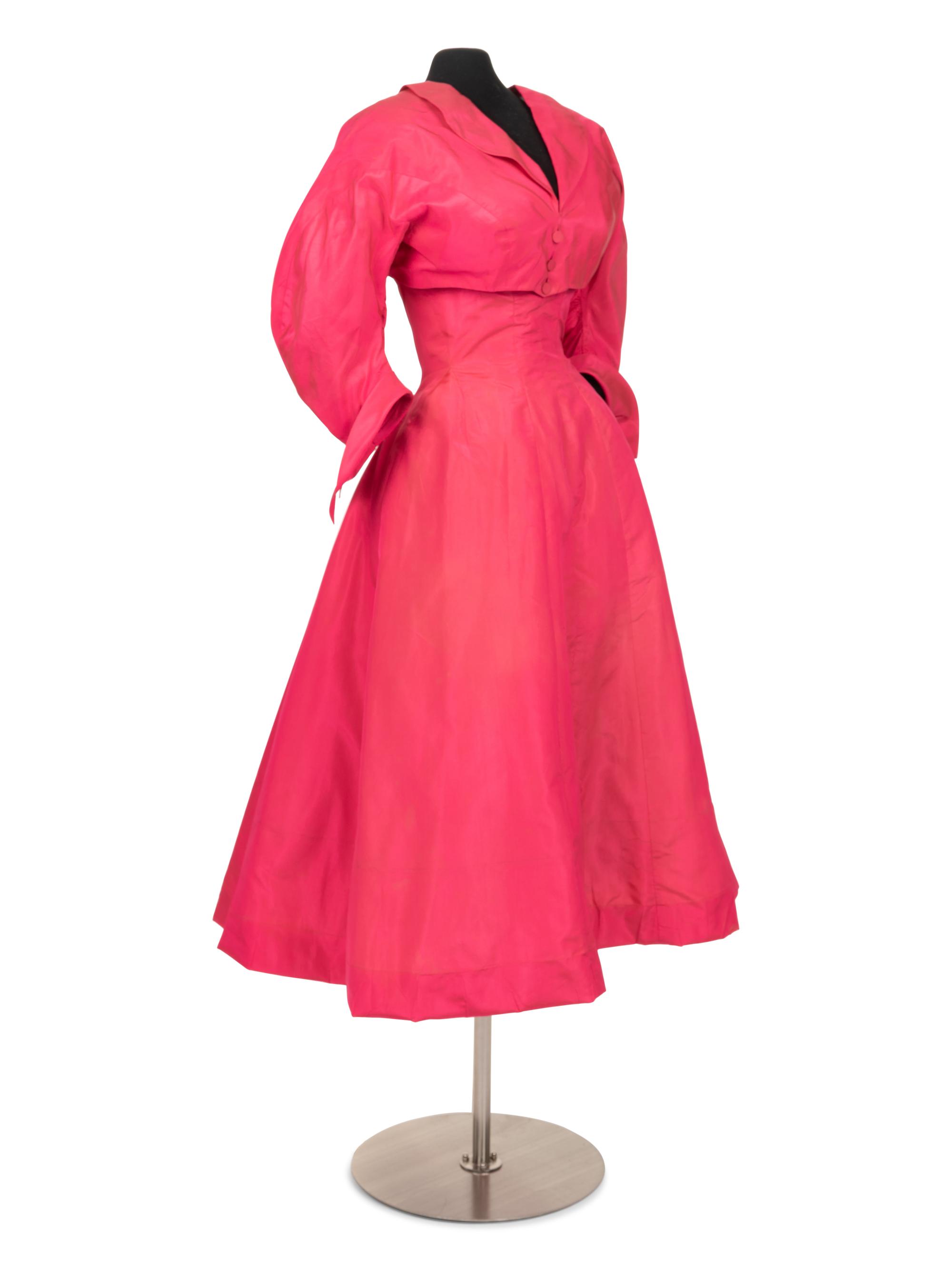 Samuel Winston by Charles James Silk Faille Dress and Bolero, 1952