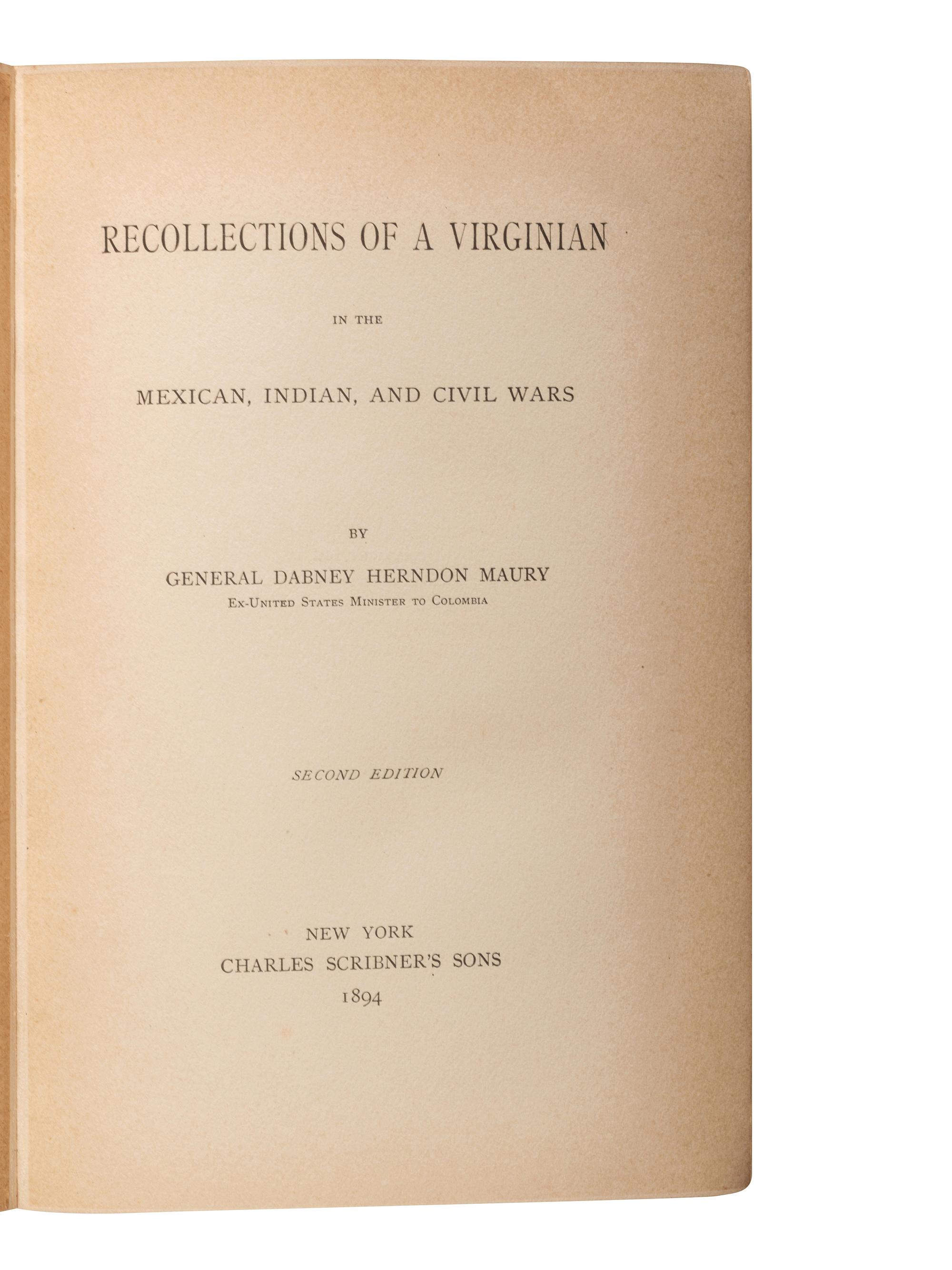 [CIVIL WAR - CONFEDERACY]. A group of Confederate soldiers' memoirs, comprising: