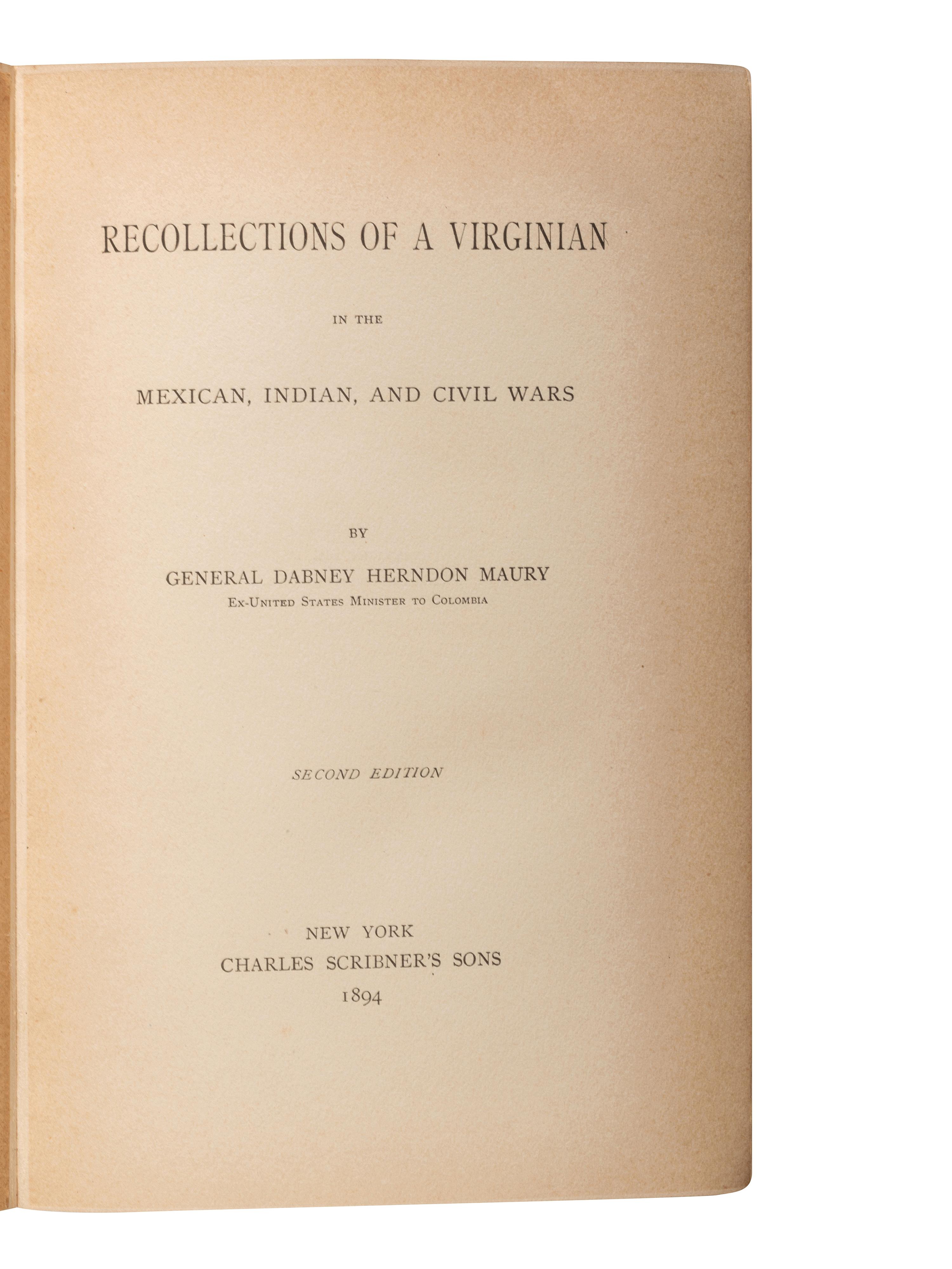 [CIVIL WAR - CONFEDERACY]. A group of Confederate soldiers' memoirs, comprising:
