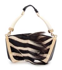 Yves Saint Laurent Mombasa Zebra and Horn Handbag, 2002