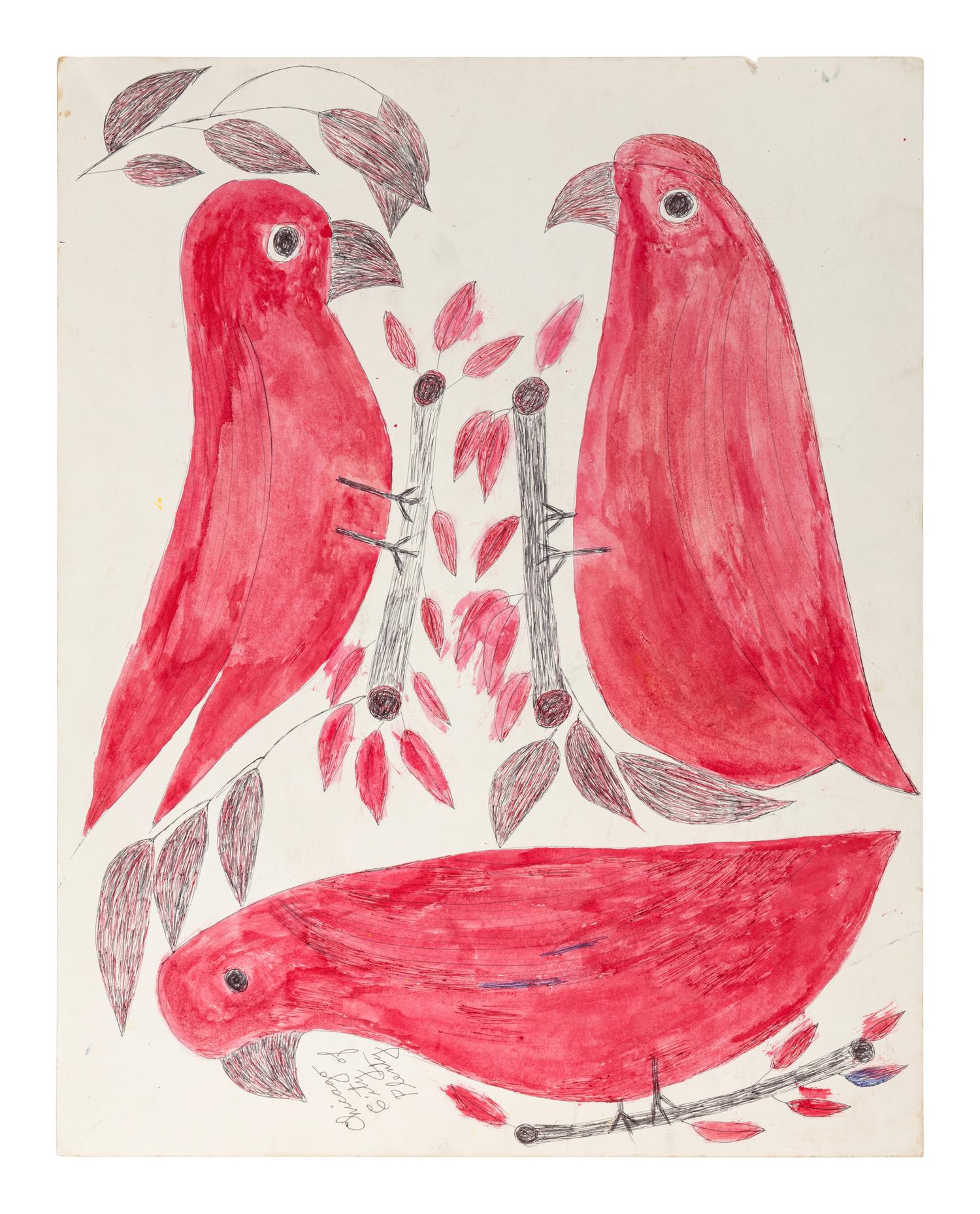 Untitled ( Woman and Birds )