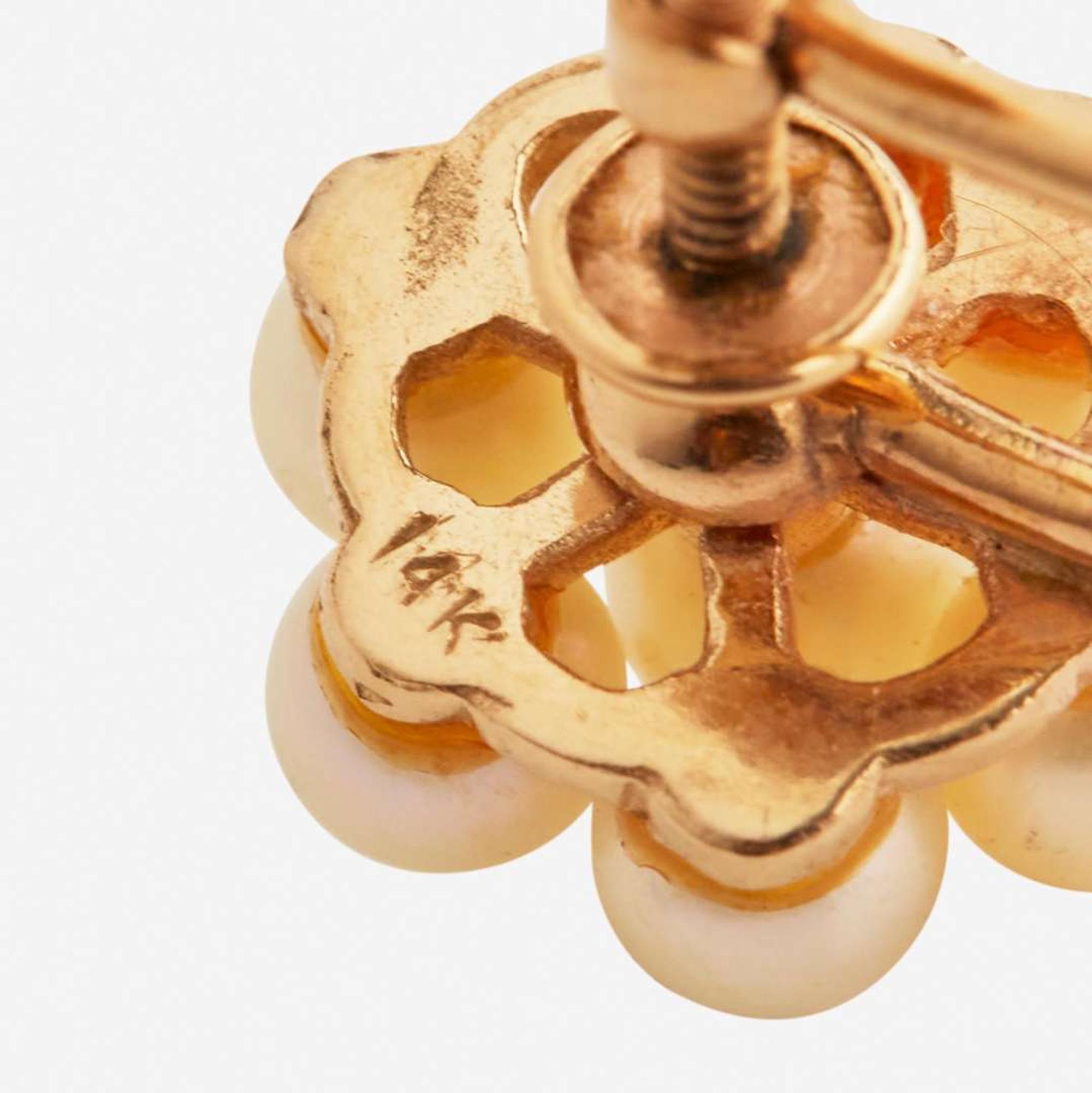 A Collection of Yellow Gold and Pearl Jewelry