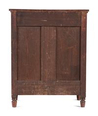 A Federal Carved and Inlaid Cherrywood Chest of Drawers