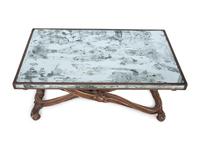 A Venetian Style Painted and Mirror-Veneered Low Table — 20TH CENTURY
