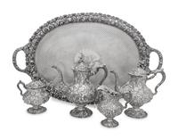 An American Silver Four-Piece Tea Service