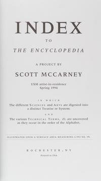 MCCARNEY, SCOTT A group of four works.