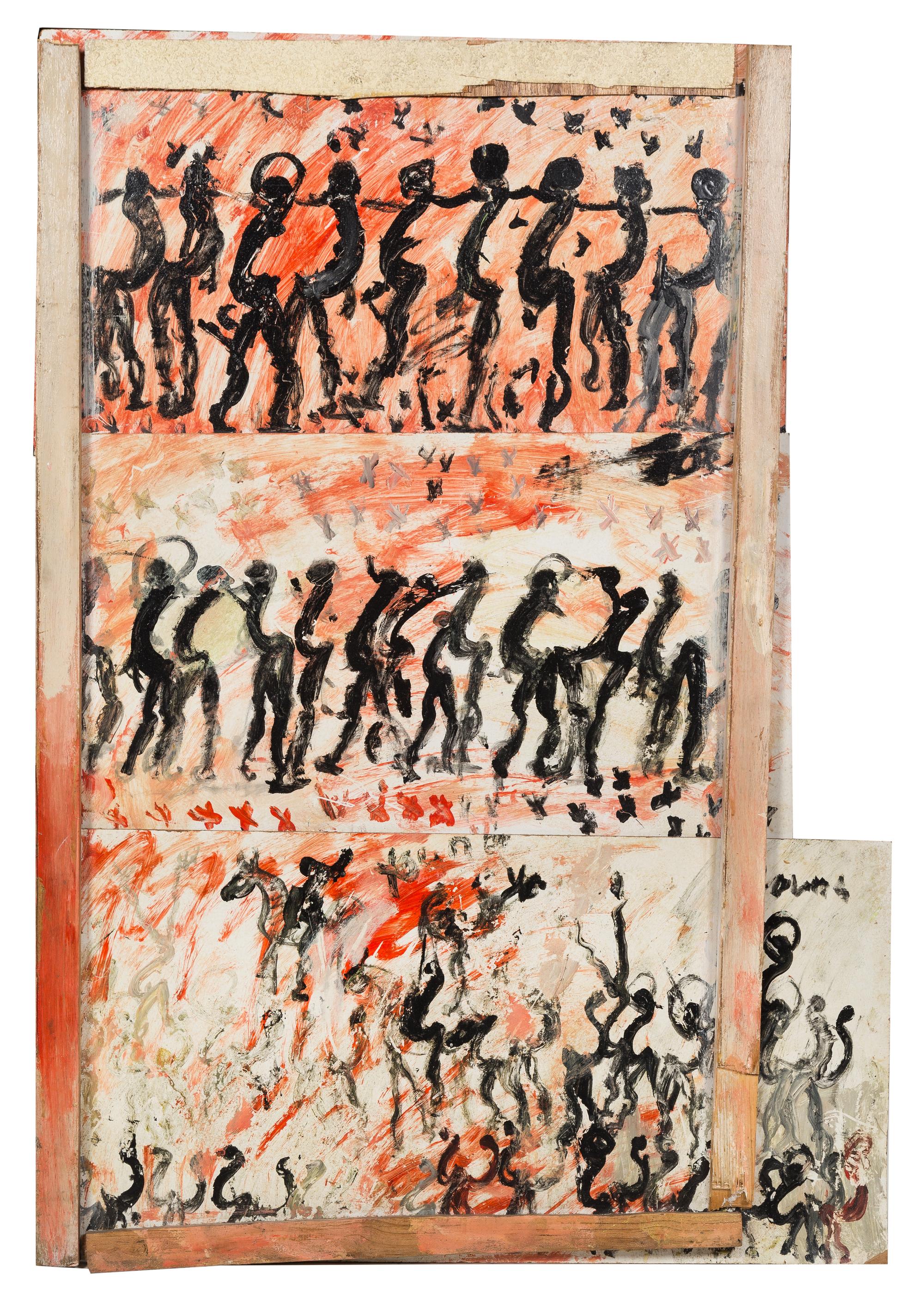 Purvis Young, (American, 1943-2010), Untitled