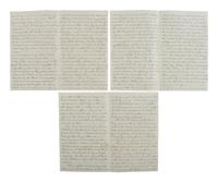 [RECONSTRUCTION -- AFRICAN AMERICAN SUFFRAGE]. Detailed letter regarding the John Surratt trial, Reconstruction politics, and the African American vote in action. Washington, 19 June 1867.