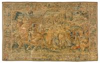 A Flemish Silk and Wool Tapestry Depicting The Story of Troy 11 feet 7 inches x 14 feet 10 inches. — BRUSSELS, LATE 16TH/EARLY 17TH CENTURY
