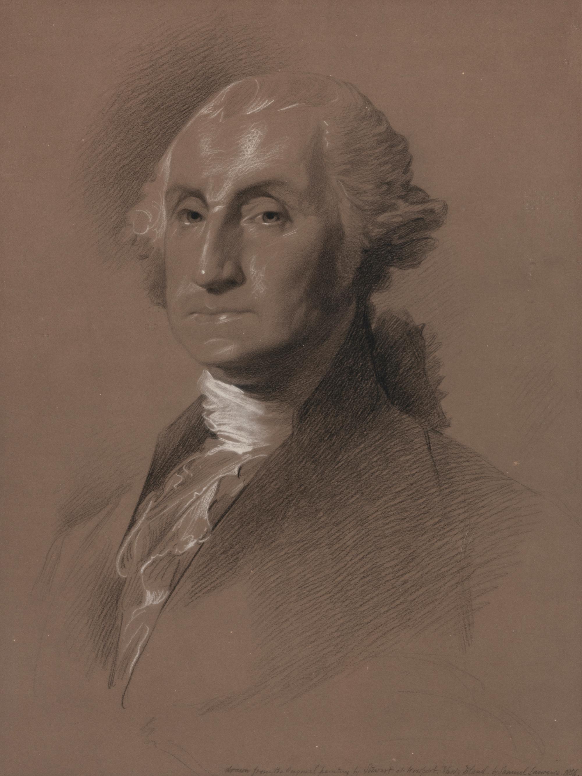Samuel Lawrence (English, 1814-1884), A Portrait of George Washington (1732-1799)