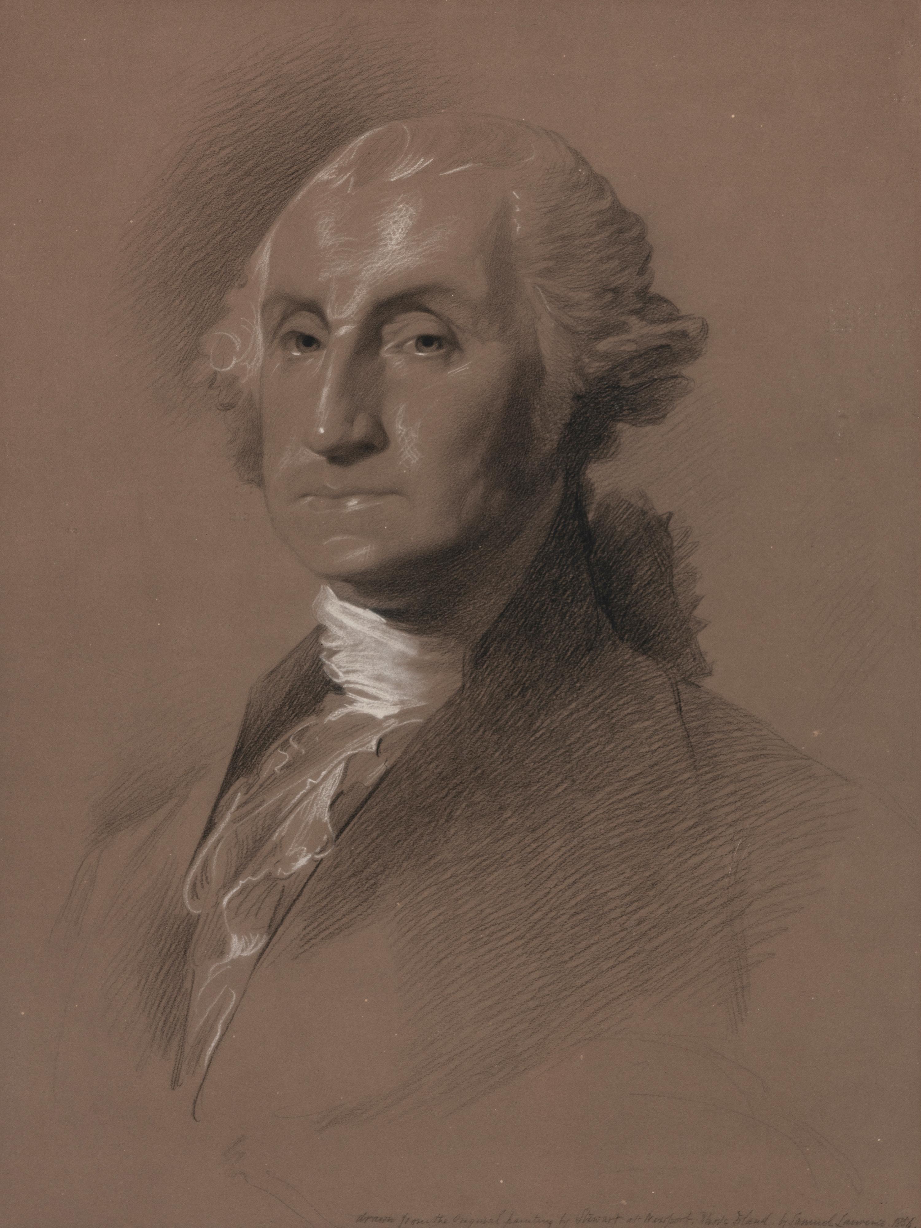 Samuel Lawrence (English, 1814-1884), A Portrait of George Washington (1732-1799)