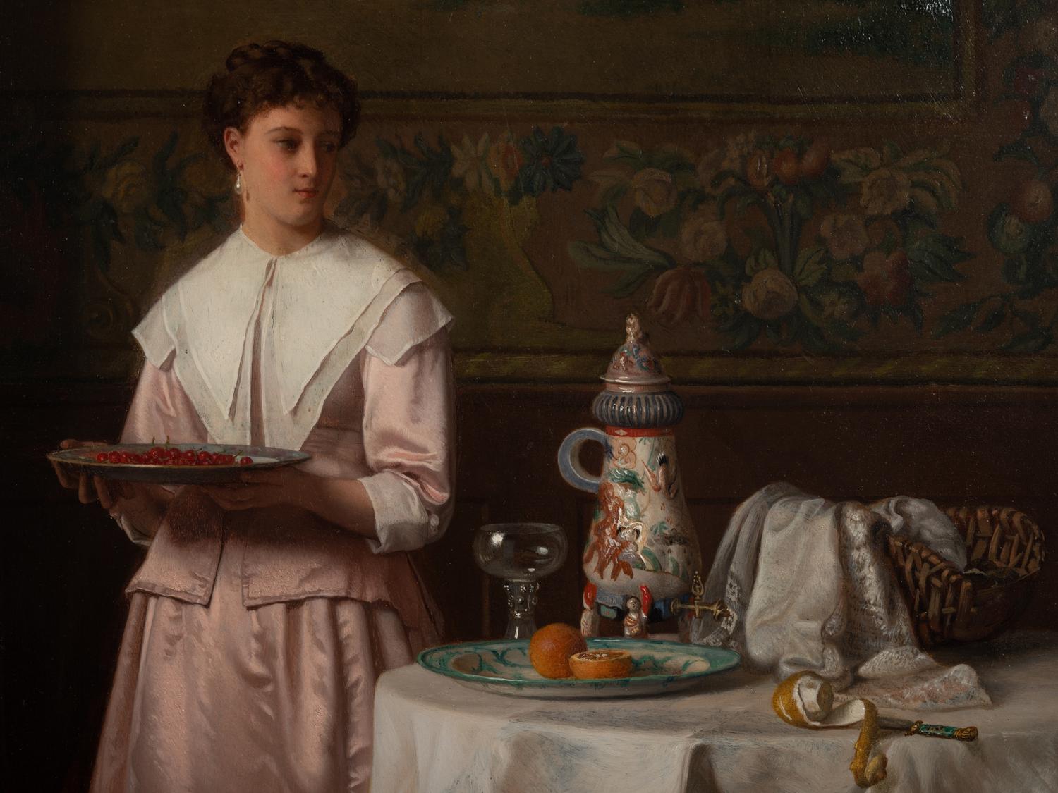 Woman in Sumptuous Interior