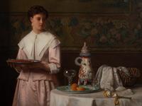 Woman in Sumptuous Interior