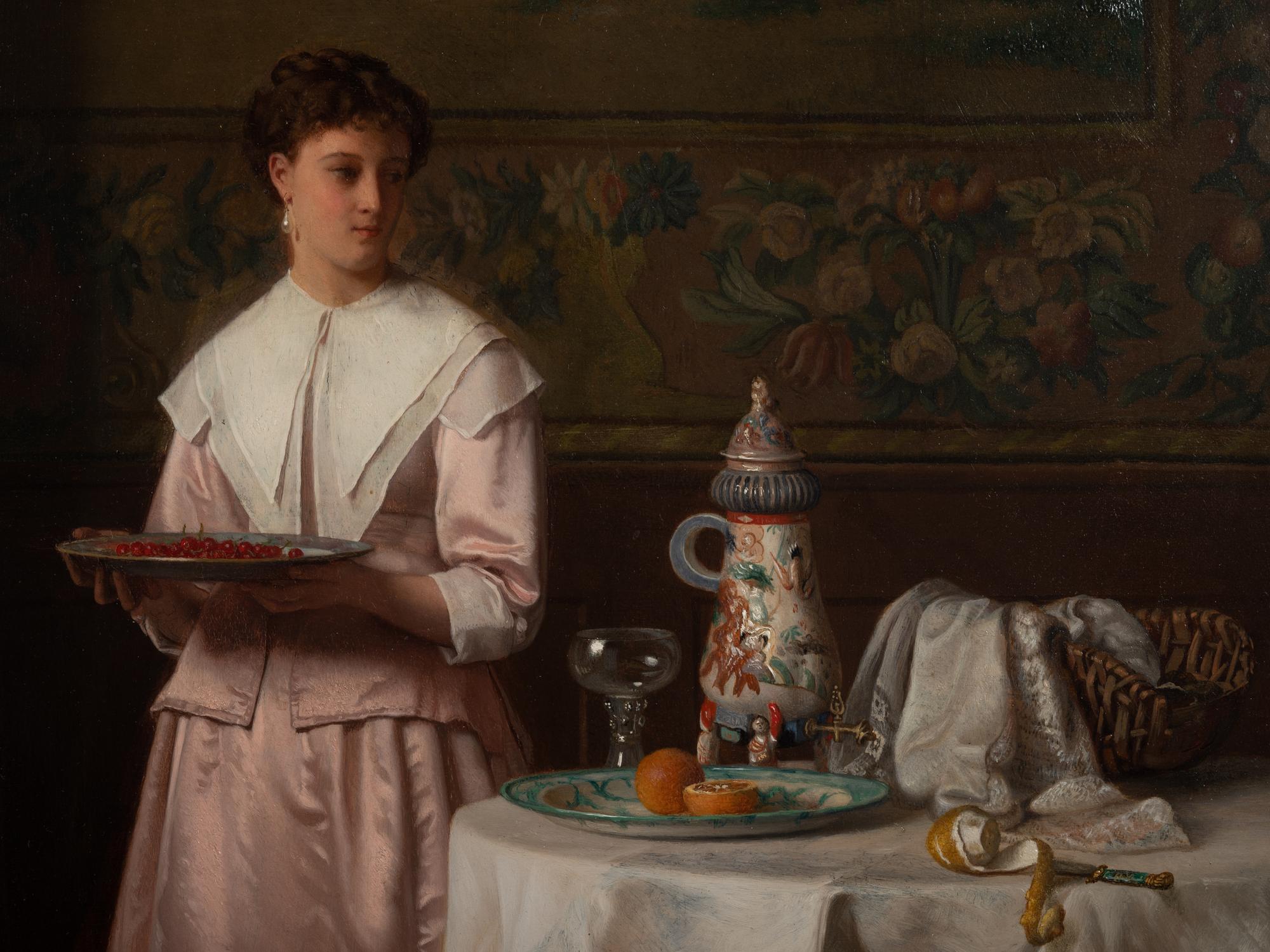 Woman in Sumptuous Interior