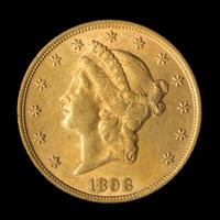 A United States 1898 Liberty Head $20 Gold Coin