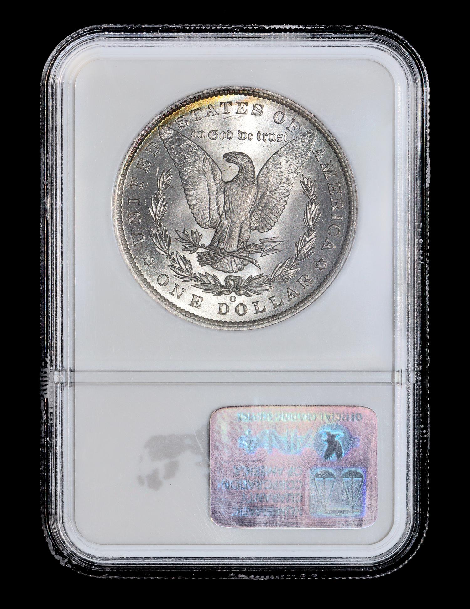 A United States 1885-O Morgan Silver $1 Coin — NGC graded MS66