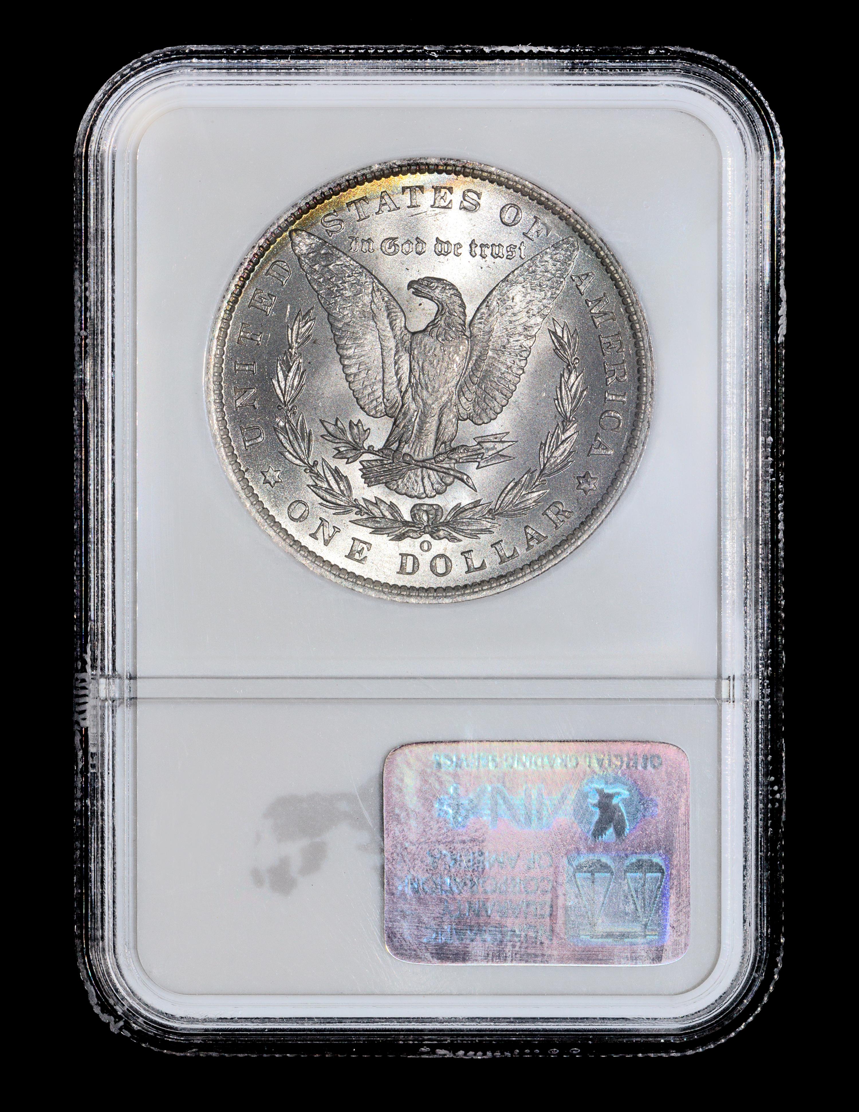 A United States 1885-O Morgan Silver $1 Coin — NGC graded MS66