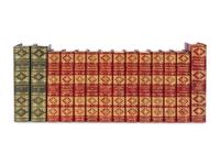 [BINDINGS]. A group of 96 volumes, most in fine half leather bindings, including works relating to American history and law.