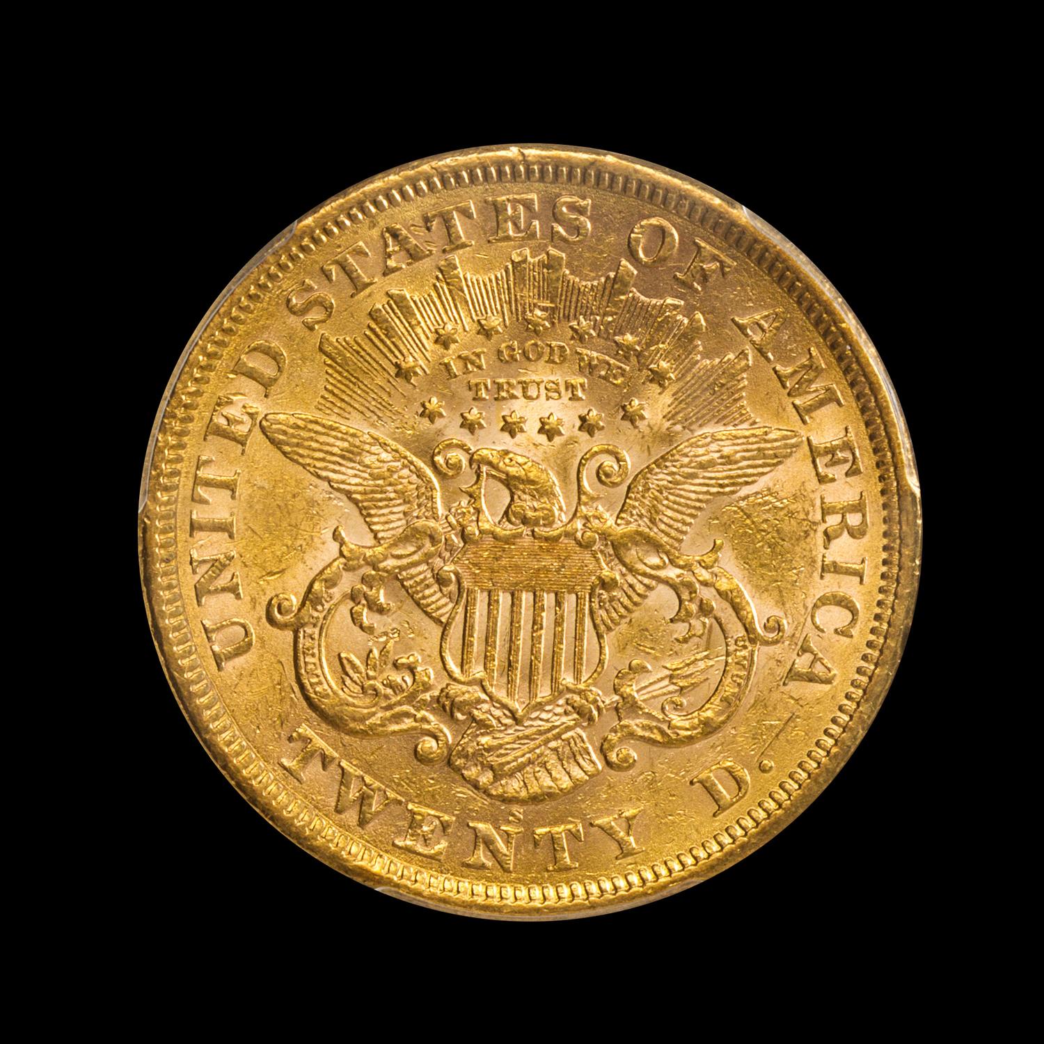 A United States 1868-S Liberty Head $20 Gold Coin