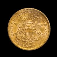 A United States 1868-S Liberty Head $20 Gold Coin