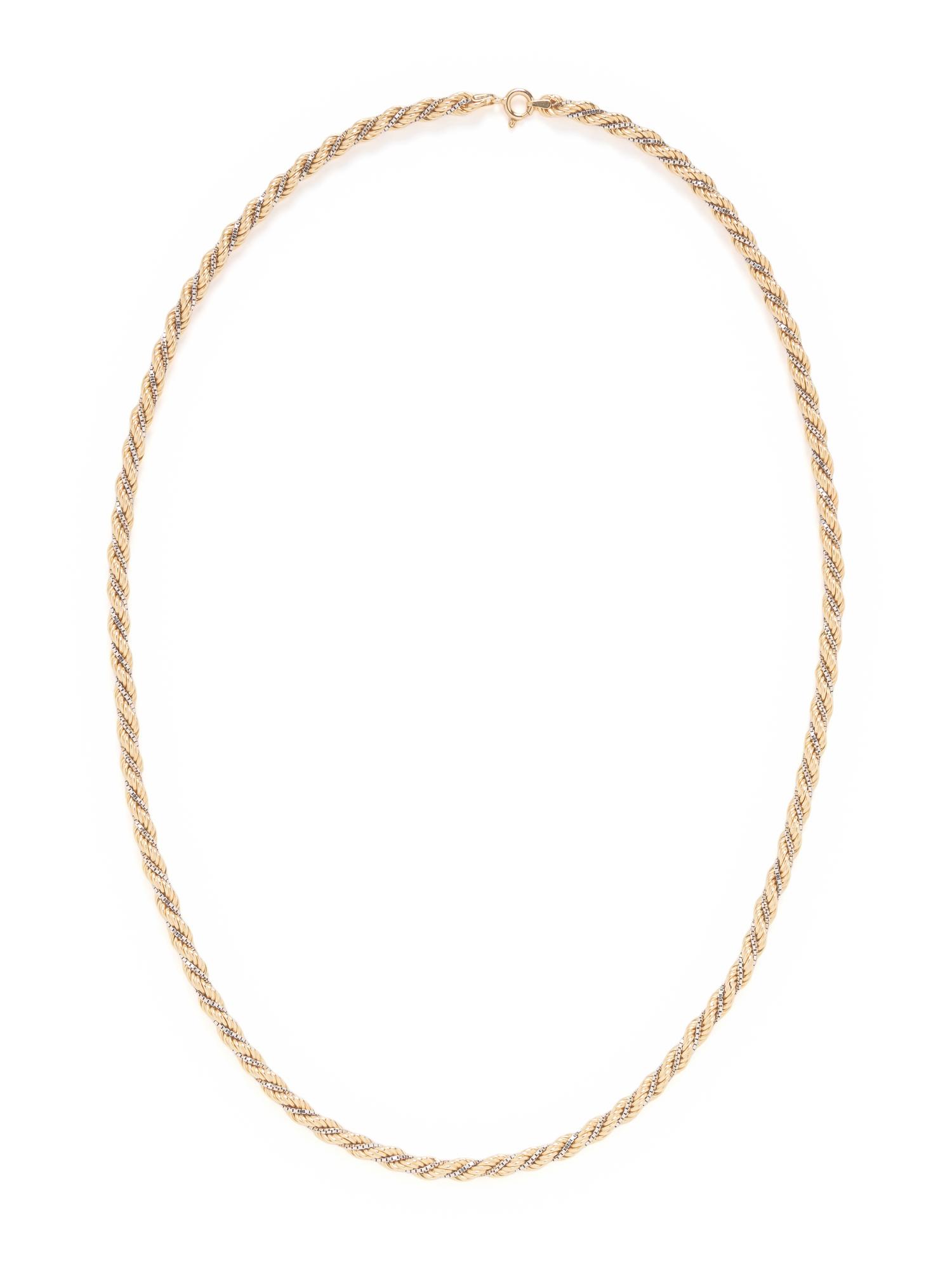BICOLOR GOLD CHAIN NECKLACE