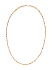 BICOLOR GOLD CHAIN NECKLACE