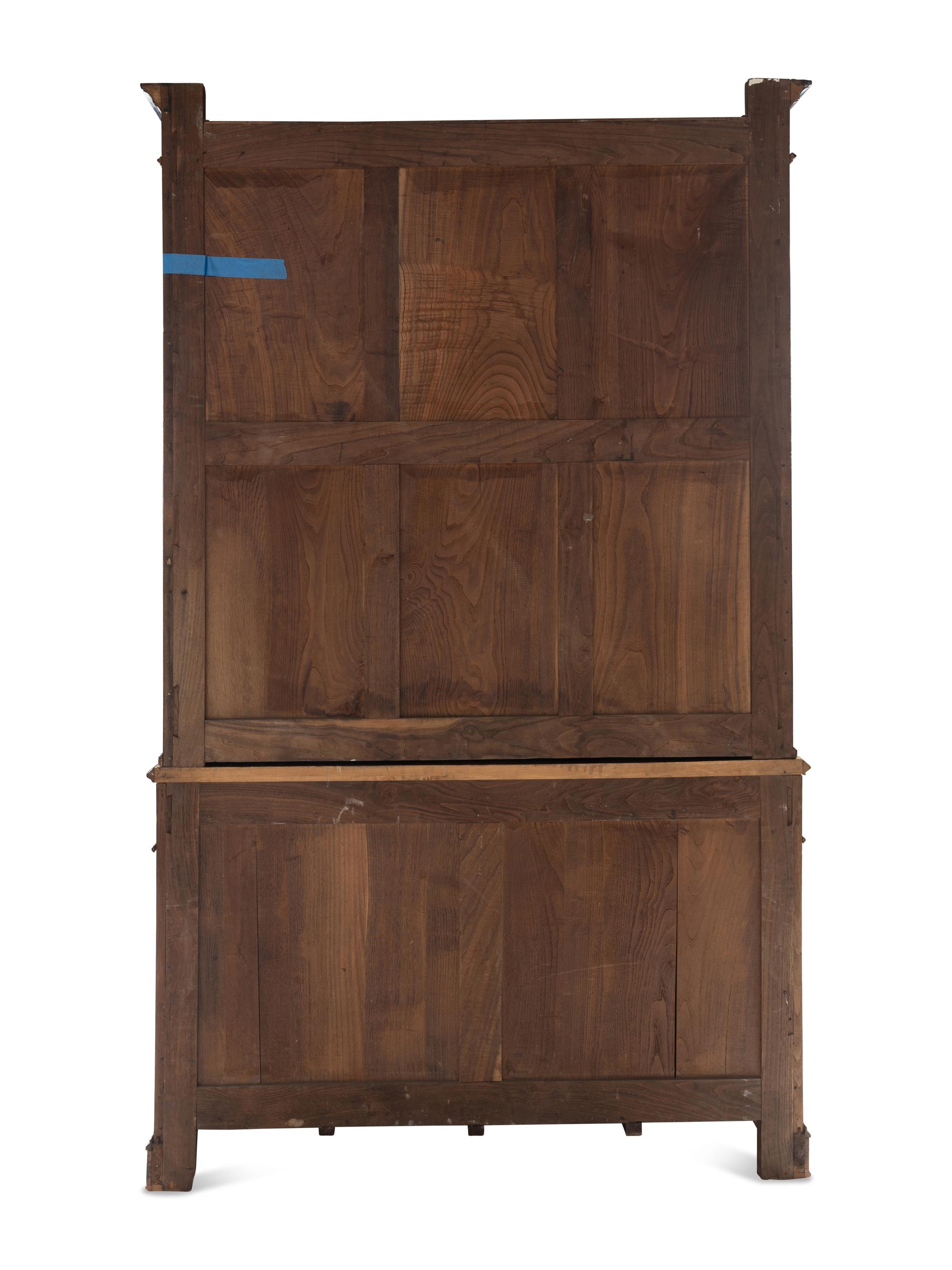 A Restauration Walnut and Part-Ebonized Bibliothèque