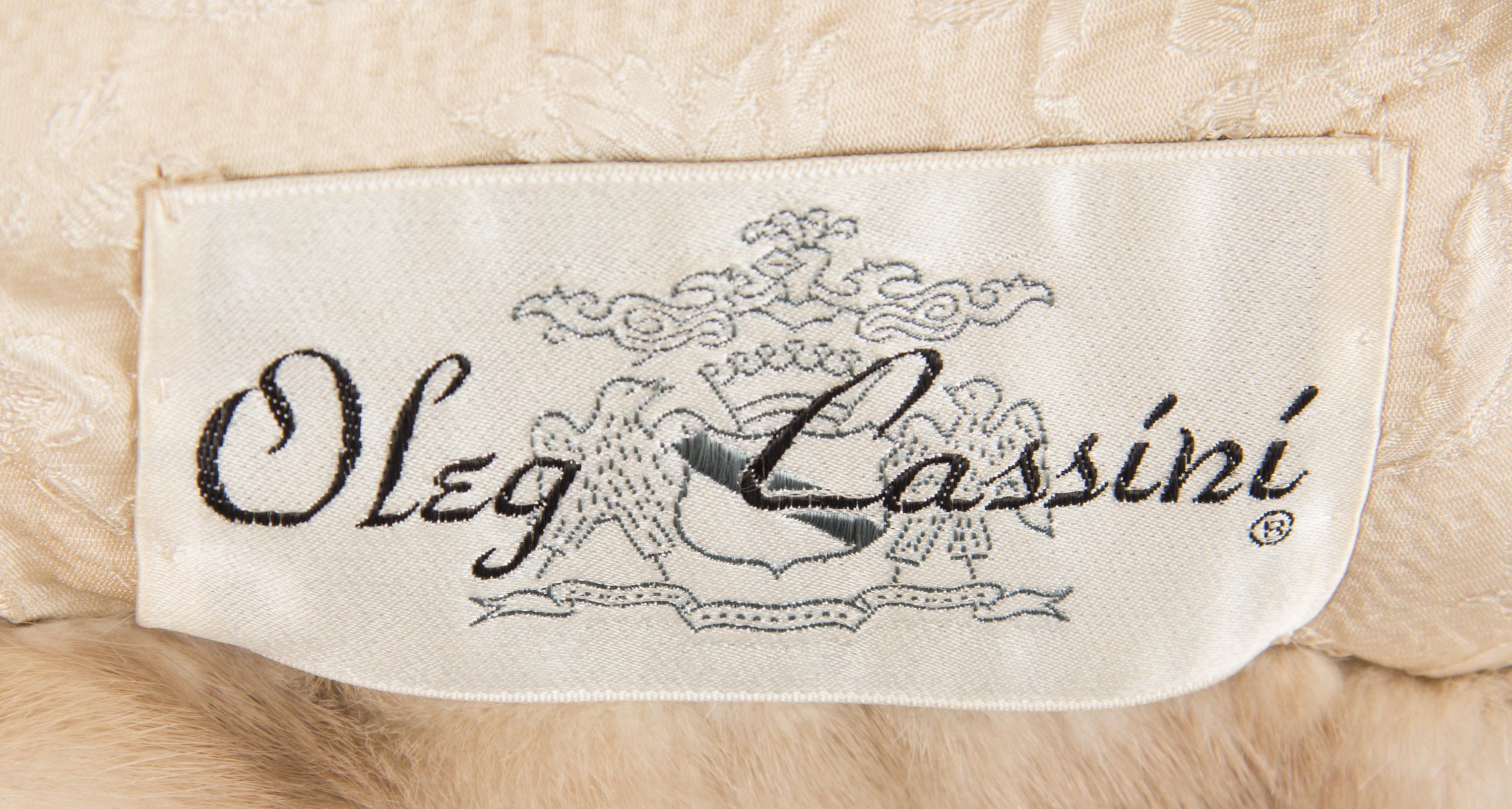 An Oleg Cassini Fur Capelet,
