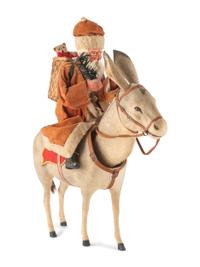A German Papier-Mâché Santa Claus and Donkey Nodder