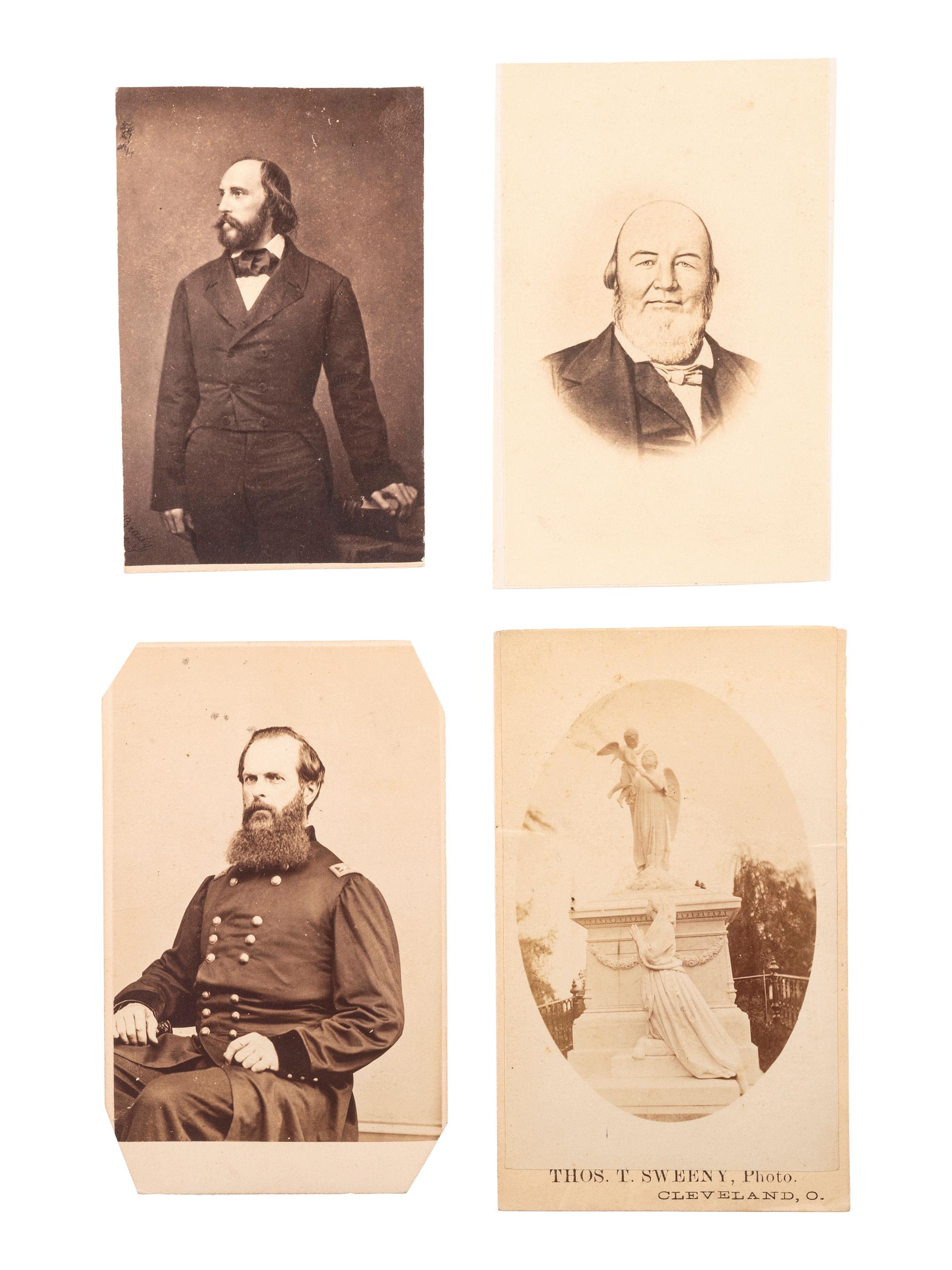 [CIVIL WAR]. A group of 26 CDVs, including portraits featuring soldiers from the 7th Ohio Volunteer Infantry Regiment.