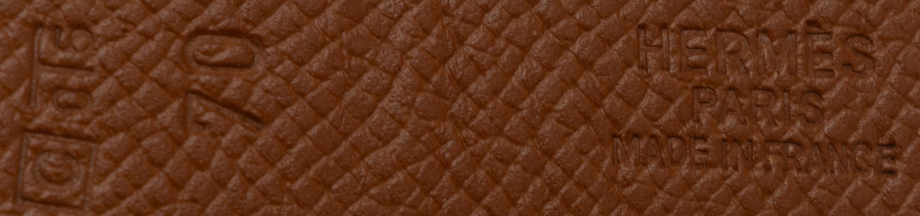 Hermès, Reversible Constance Belt in Black/Brown Leather