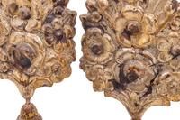 A Pair of Italian Giltwood Altar Decorations