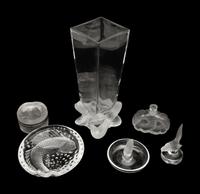 A Group of Lalique Dresser Articles