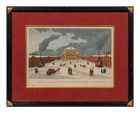 A Hand-Colored Engraving by Frederic Dubois (French, 1770/75-1815) After Courvoisier
