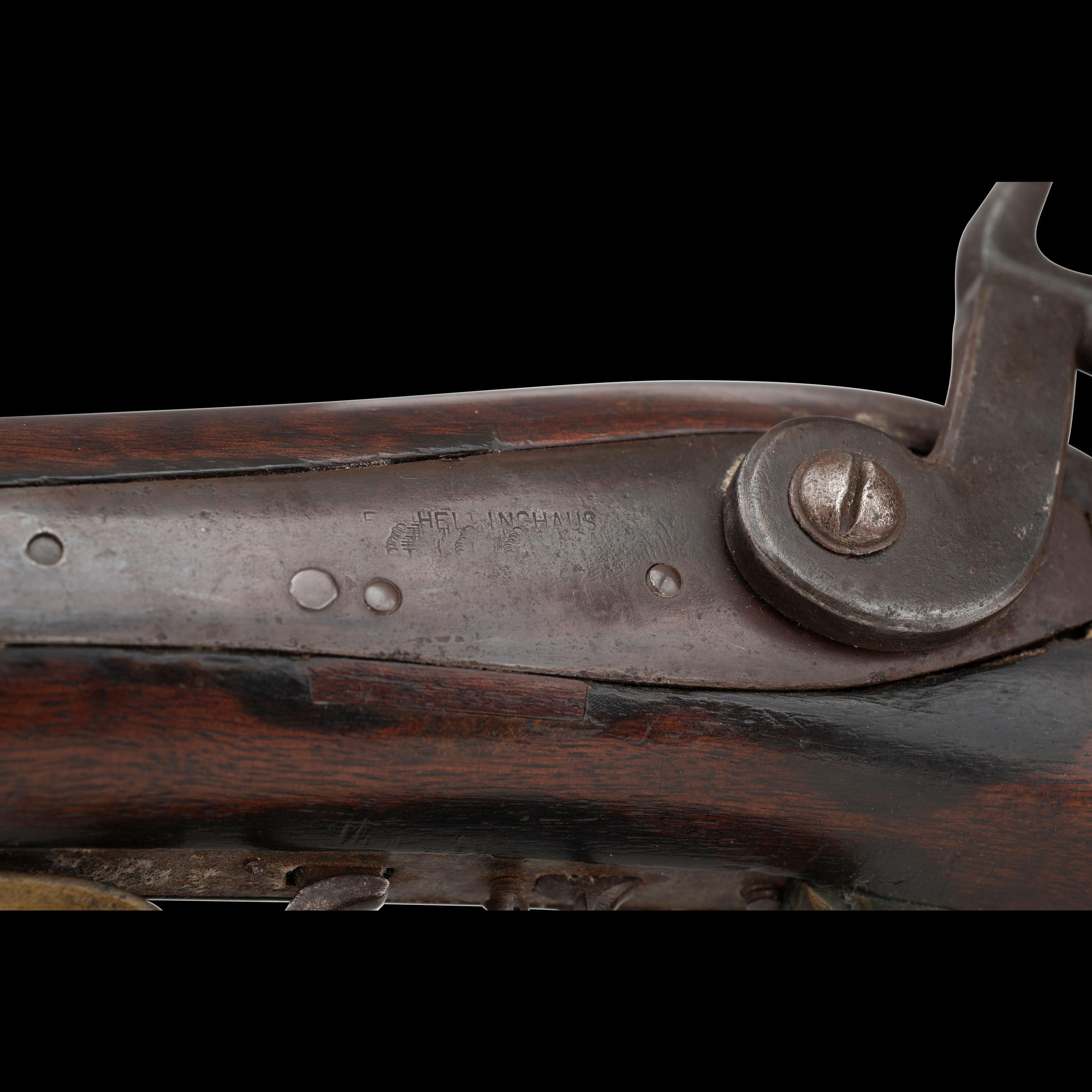 St. Louis Half-Stock Heavy Barreled Plains Rifle by Frederick Hellinghaus