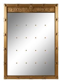 A Large Neoclassical Style Giltwood Mirror