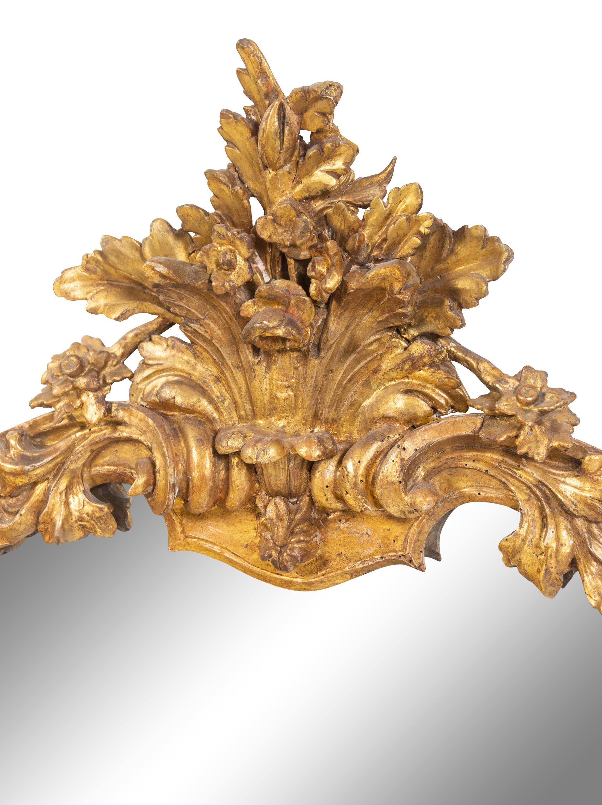 A Régence Giltwood Mirror