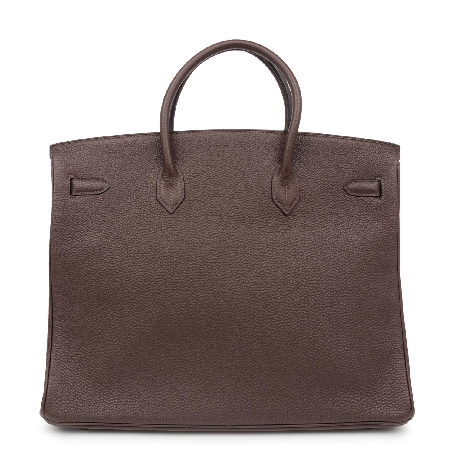 Hermès Chocolate Brown Togo Leather Birkin Bag 40cm, 2004