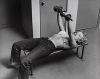 Philippe Halsman (1906-1979) Marilyn Monroe Lifting Weights, 1952