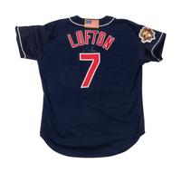 A 2001 Kenny Lofton Cleveland Indians Signed Jersey
