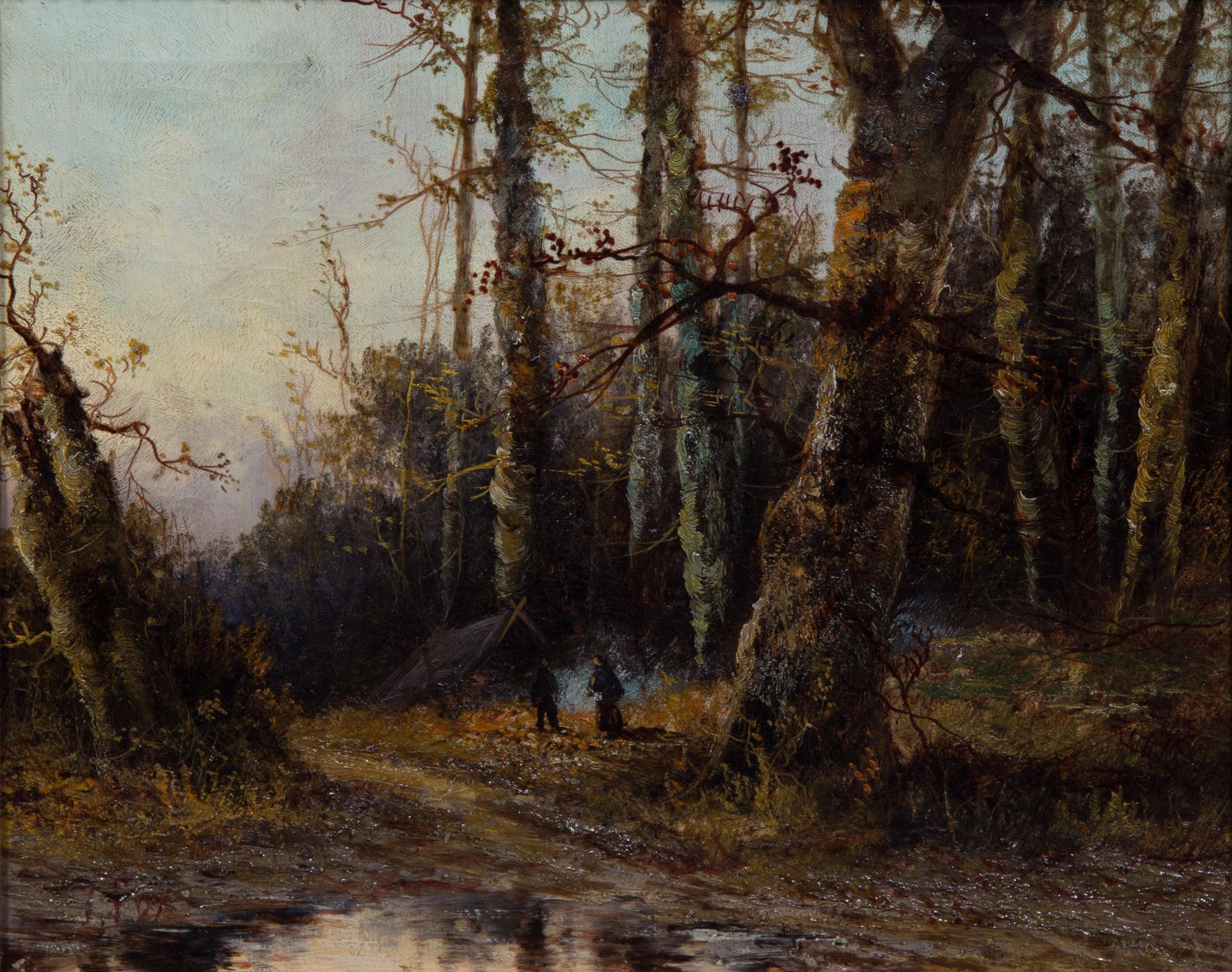 Artist Unknown, (late 19th/early 20th century), A Walk through the Autumn Forest